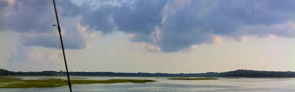 View from fishing boat in Hilton Head